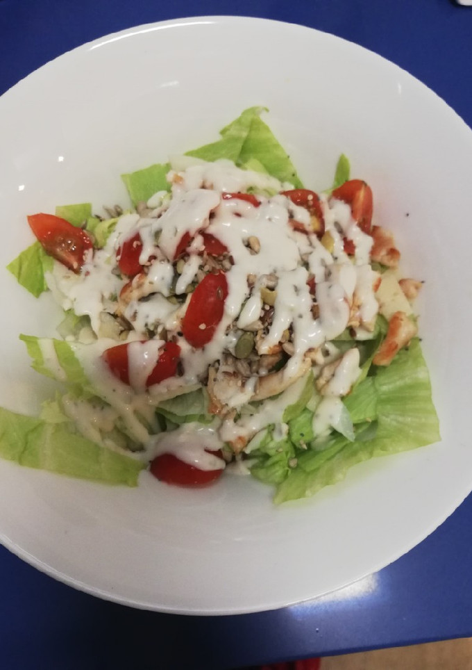 Una foto de Ensalada cesar