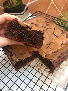 Una foto de Brownie simplemente fácil