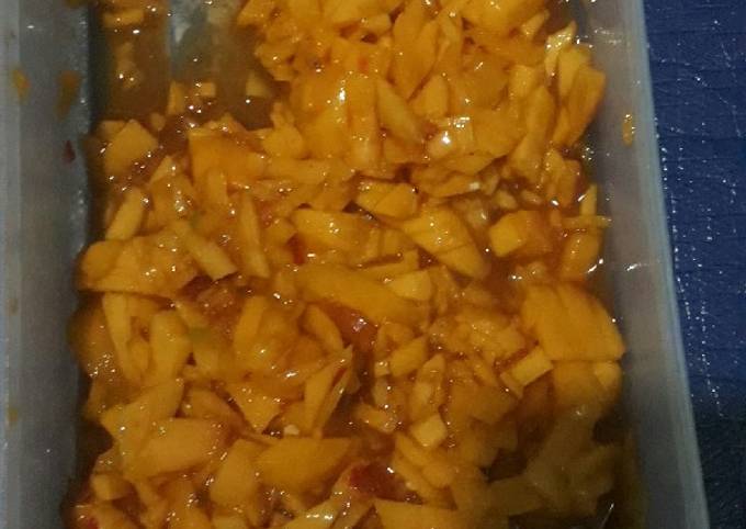 Cara Gampang Membuat Rujak Mangga Cacah Anti Gagal
