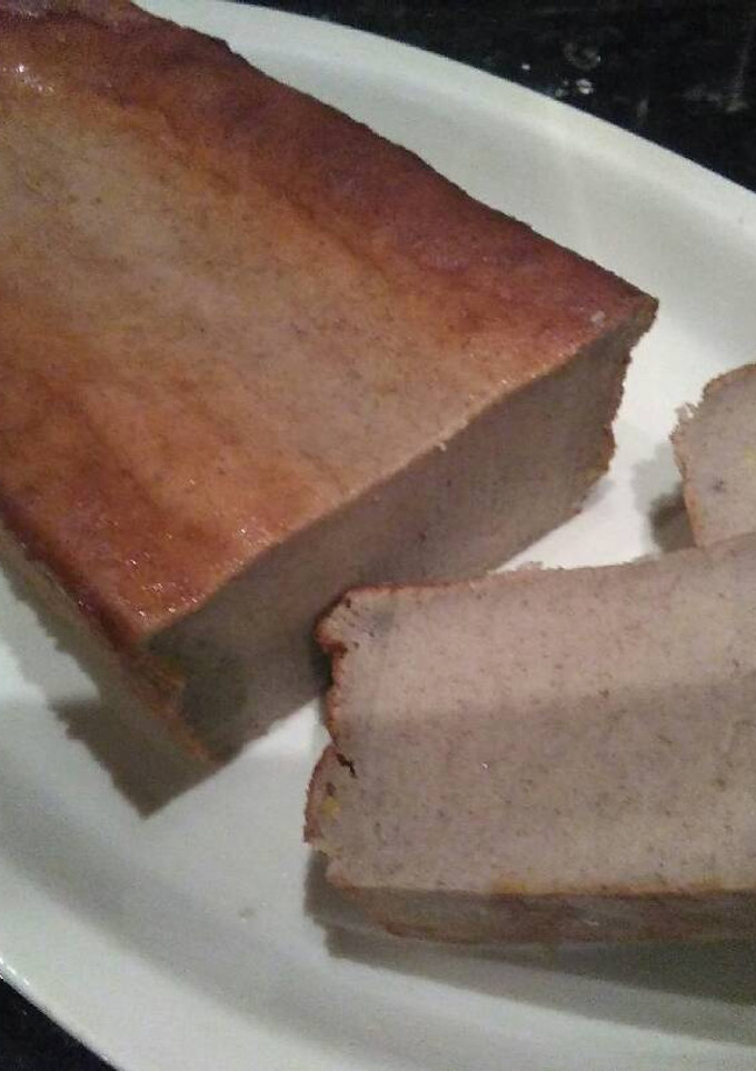 Una foto de Pudín de pan y plátano