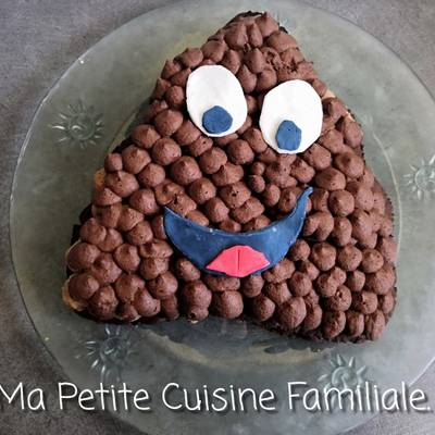 Gateau Crotte Emoji Facon Number Cake De Ma Petite Cuisine Familiale Cookpad