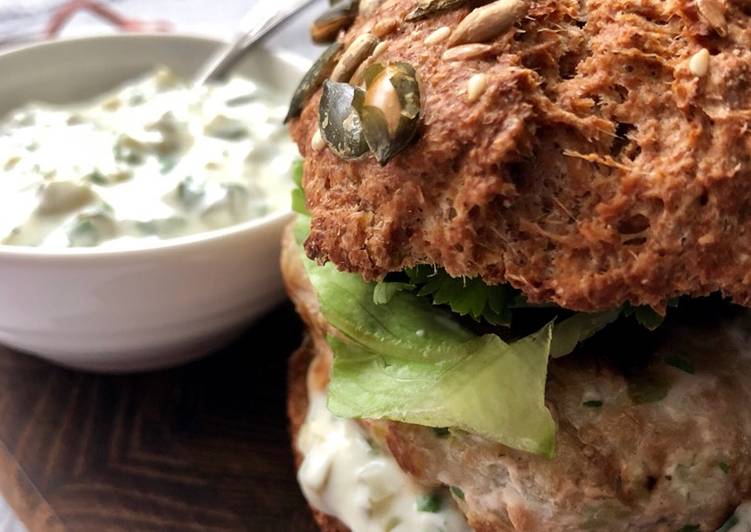 Steps to Prepare Award-winning Tuna burger with tartar sauce