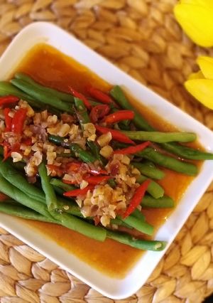 Foto resep Cah Buncis Saus Tiram