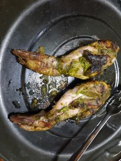 হরিয়ালি চিকেন ফ্রাই(Hariyali chicken fry recipe in Bengali) রেসিপির প্রধান ছবি