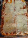 Lasaña de carne y mucha verduras