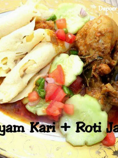Foto resep Kari Ayam dan Roti Jala