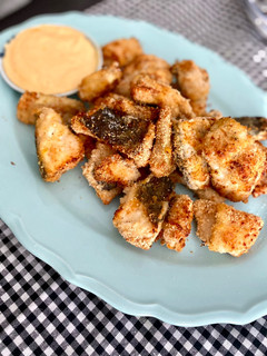 Una foto de Bacalao empanado en airfryer con mayonesa de pimentón