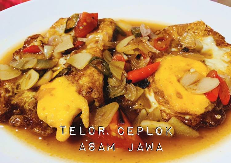 Resep TELOR CEPLOK ASAM JAWA 🤍, Lezat Sekali