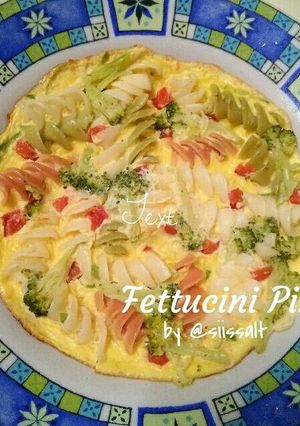 Foto resep Mpasi 1y Fettucini Pizza Salmon