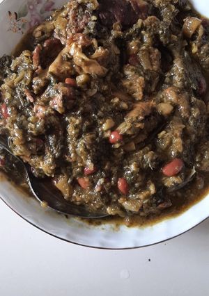 عکسی از دستور خورش کرفس