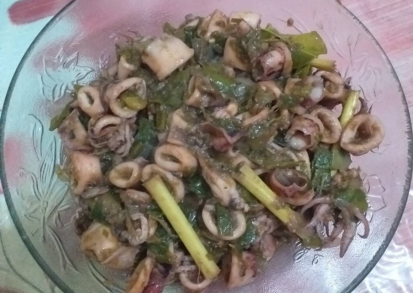 Cumi sambal hijau mantap