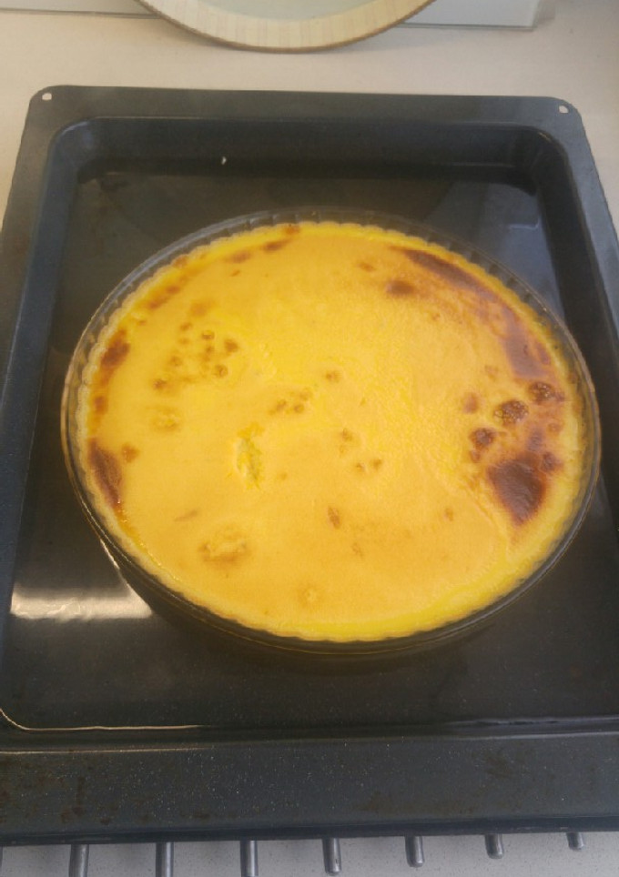Una foto de Flan de Leche Condensada
