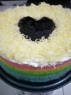 Foto resep Steamed Rainbow Cake Ny Liem