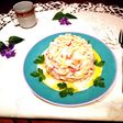 Ensalada de rabanitos rosas con manzana y yogur 0%
