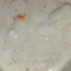 A picture of Potato Raita.