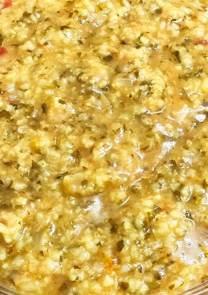 عکسی از دستور آش برنج و گوجه