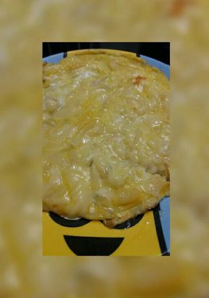 Foto resep Cheese onion egg (dadar)