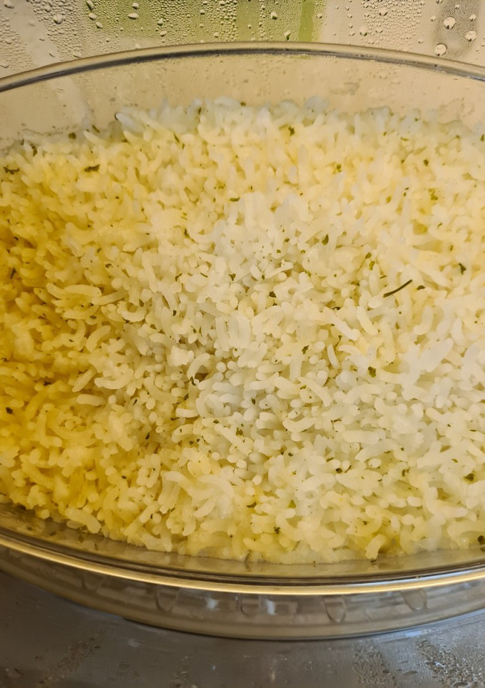 Una foto de Arroz en vaporera eléctrica