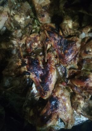 صورة لوصفة صينيه الاجنحه المشويه بتتبيله وهميه 😋😋