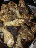 Pollo o pata muslo con condimentos
