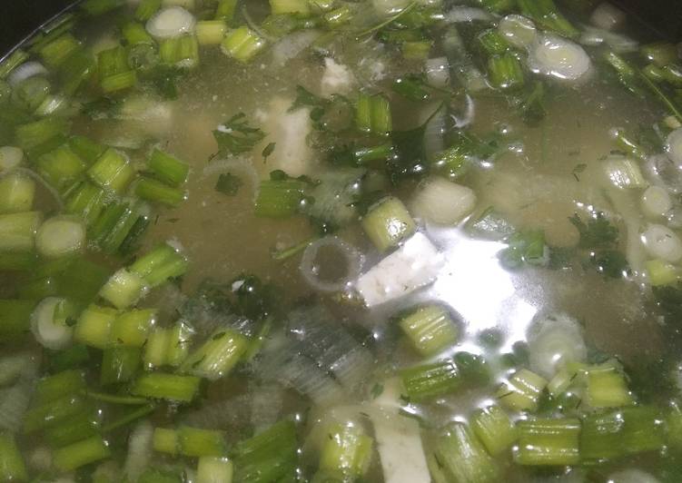 Steps to Make Homemade Hillbilly Miso Soup