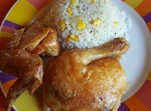 Una foto de Pollo a la sal