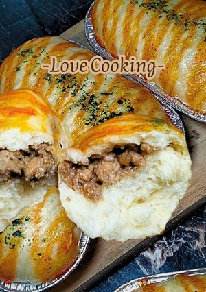 Foto resep Black Pepper Chicken Bun