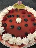 Cheesecake de frutos rojos con base de avena❤️❤️❤️❤️❤️