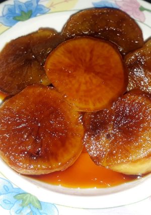 عکسی از دستور پخت شلغم وشیره انگور