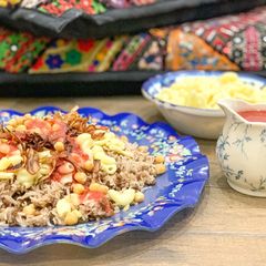 Egyptian Koshari A picture of Egyptian Koshari.