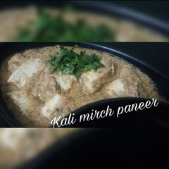 A picture of Kali Mirch paneer.
