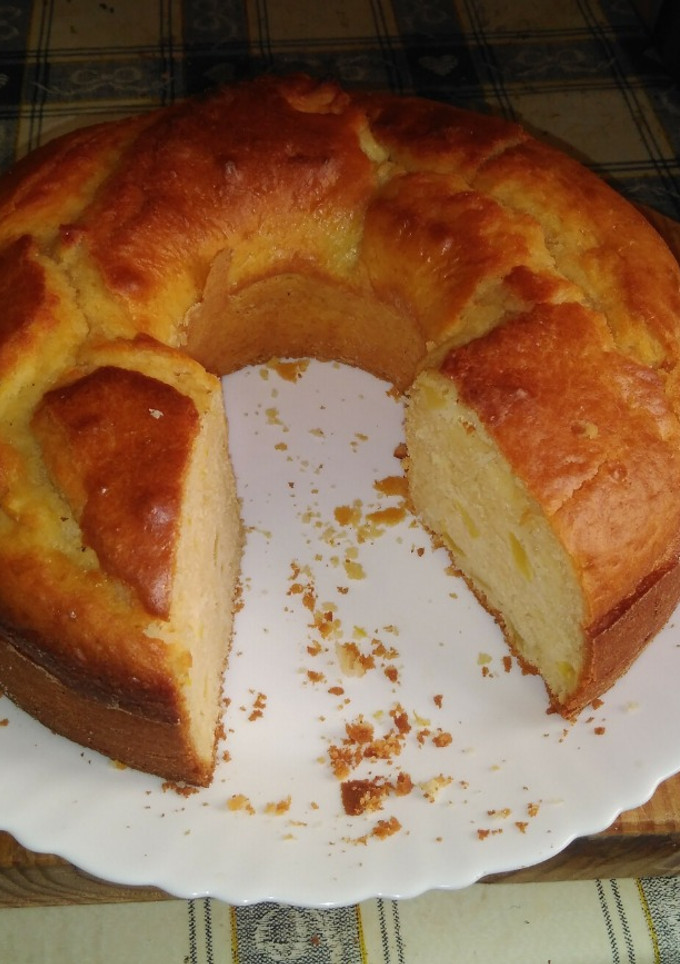 Una foto de Bizcocho de manzana