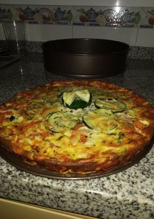 Una foto de Pastel de verduras y bacon