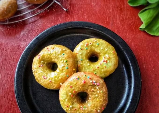 Donat Sawi Glaze Matcha