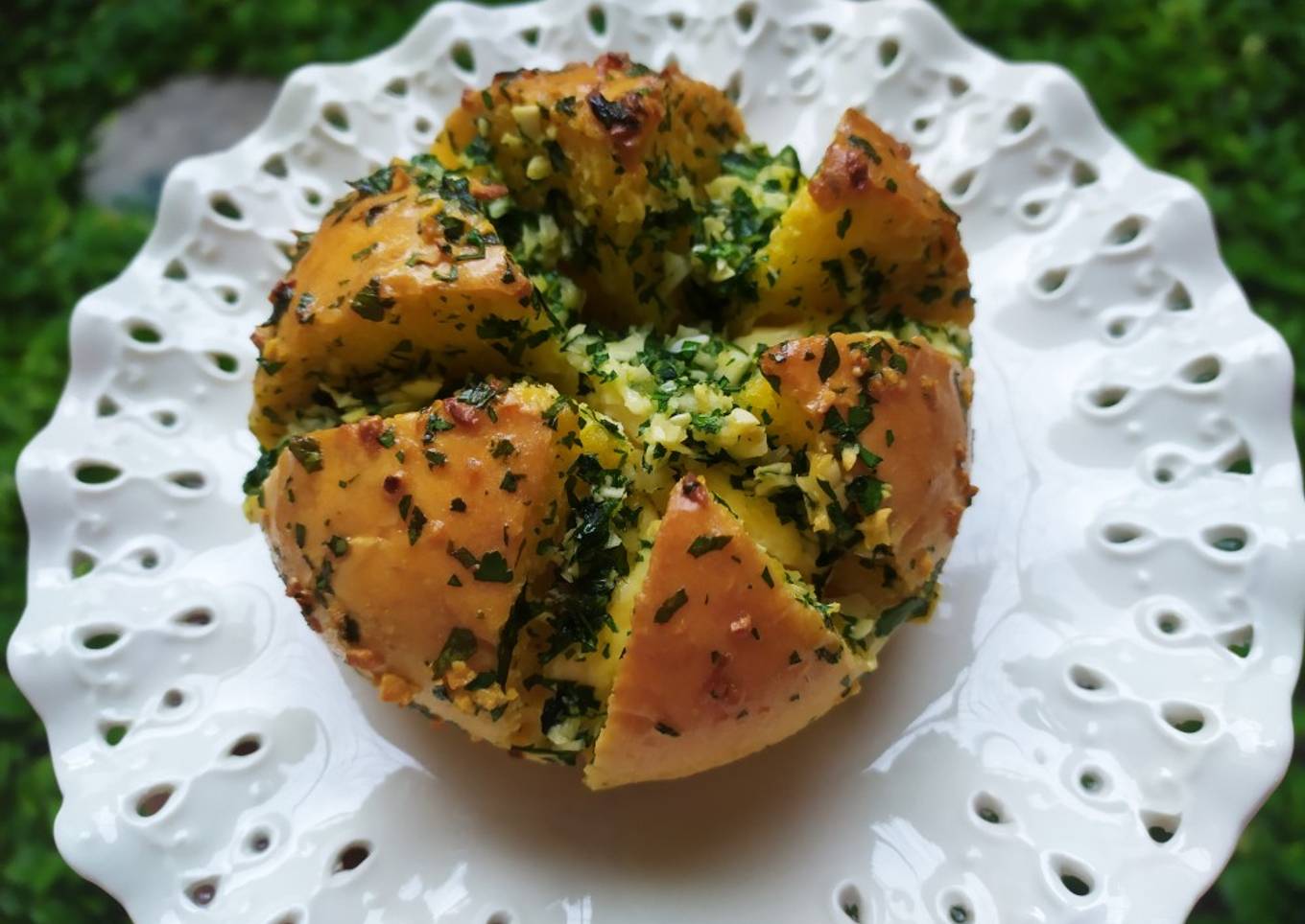 Korean Garlic Cheese Bread Tanpa Whipping Cream