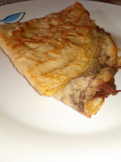 Una foto de Creps con Nutella