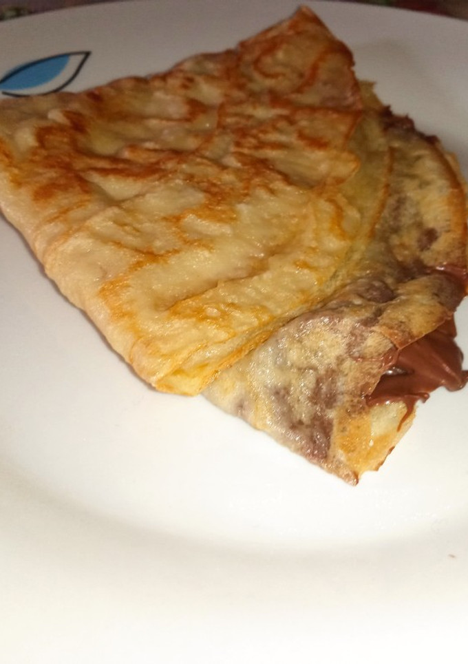 Una foto de Creps con Nutella