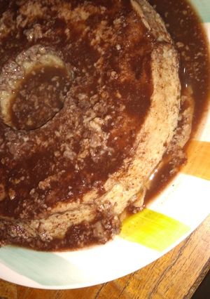 Una foto de Flan de microondas