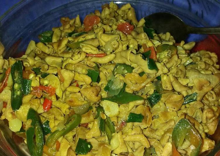 Resep Tumis usus cabe ijo yang Menggugah Selera