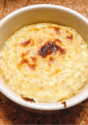 A picture of Baked Sago Pudding (No Custard Powder).