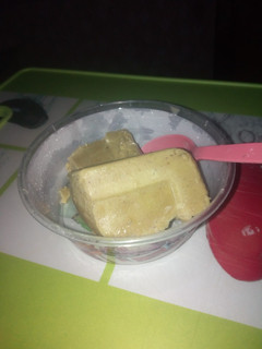 A picture of Banana + Avocado ice cream.