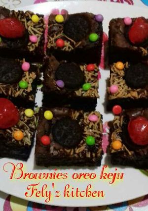 Foto resep Brownies oreo keju