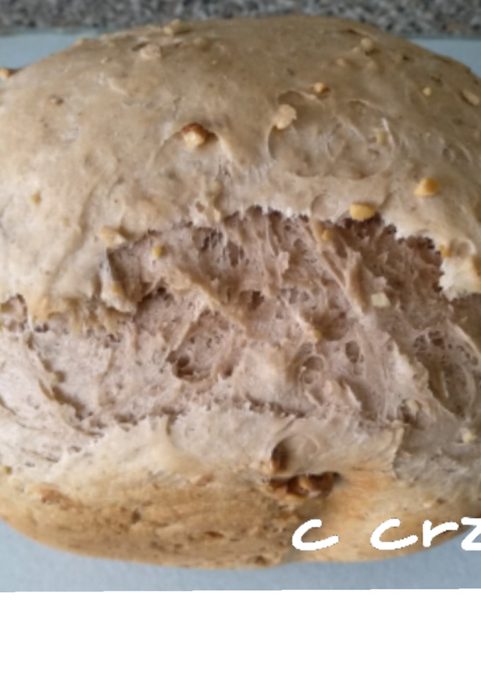 Una foto de Pan de nueces, en panificadora Moulinex Pain Doré