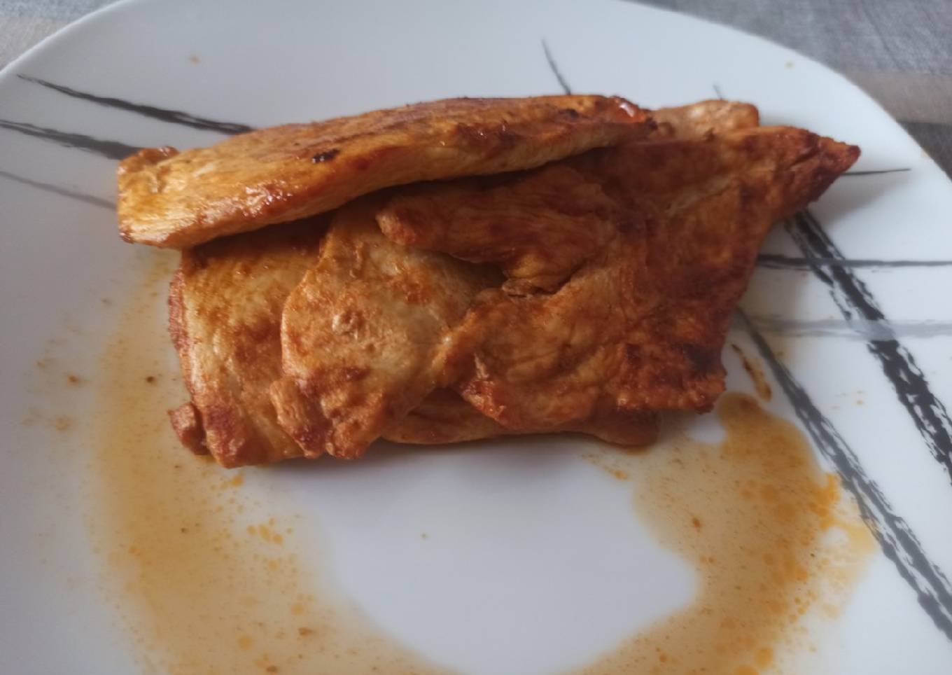 Pechugas de pollo marinadas con pimentón