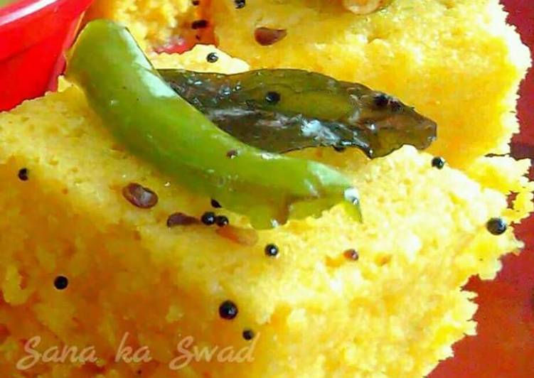 Steps to Prepare Favorite #Breakfast Khaman Dhokla