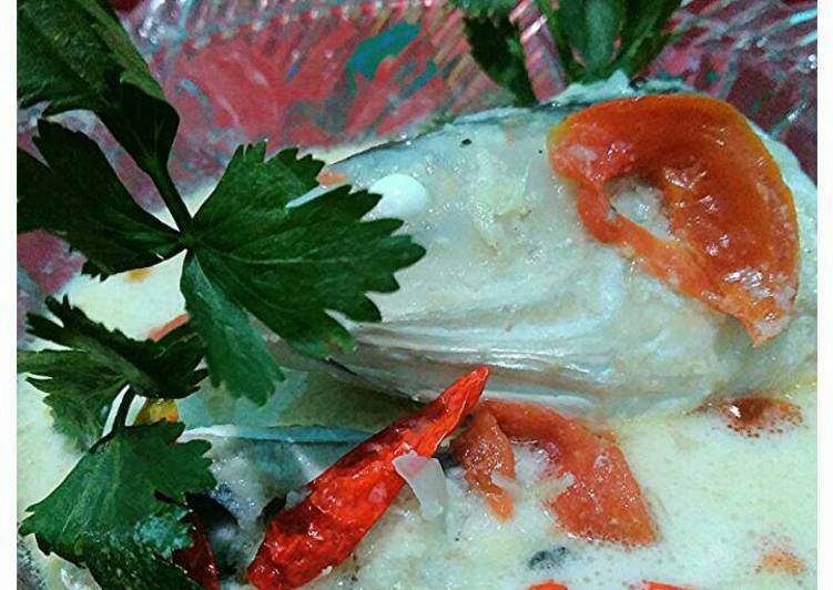 Resep 🍵ikan bandeng santan ciihuy 🐟 Lezat