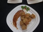 A picture of coriander leaves chilli flakes