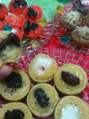 Langkah Mudah untuk Membikin Resep  Kue Cubit originally strawberry &amp; coffe dgn aneka toping yang Bikin Ngiler, Menggugah Selera