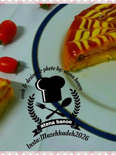 عکسی از دستور کیک گوشت آتنا