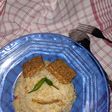 Nasgor putih ikan asin